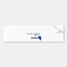 Sandy Valley Nevada City Classic Bumper Stickers