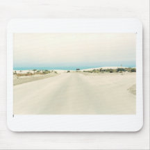 Sandy White Out Mouse Pad
