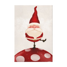 Santa Claus fungus Gallery Wrap Canvas