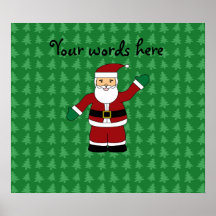 Santa claus gifts posters