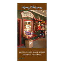 Santa Claus Postoffice Customised Photo Card