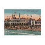 Santa Cruz, CA - Casino and Santa Cruz Beach Post Card