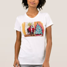 Santa Elvis T Shirt