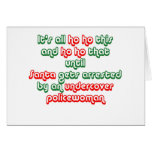 Santa Gets Arrested Card