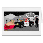 Santa Ho Ho Ho Funny Greeting Card