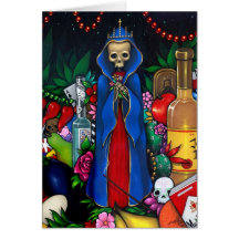 "Santa Muerte" Greeting Card