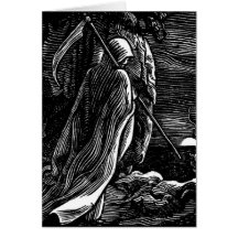 Santa Muerte (Mexican Grim Reaper) circa 1939 Cards