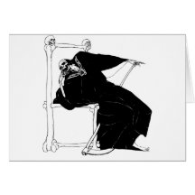 Santa Muerte (Mexican Grim Reaper) Greeting Cards