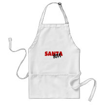 Santa Off Duty Apron