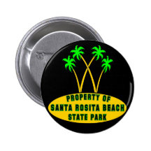 Santa Rosita Beach State Park Pinback Buttons