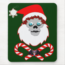 Santa Skull Mousemats