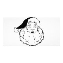 Santa Smiling Personalised Photo Card