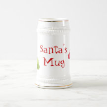Santa's Christmas Stein Mug
