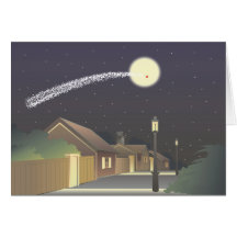 Santa's Coming Greeting Card