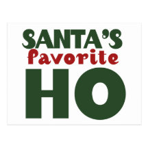 Santas Favourite HO Postcard