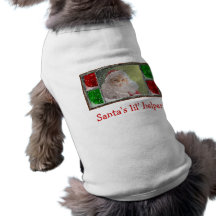 Santa's lil' helper doggie tshirt