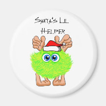 Santa's Lil Helper Magnets