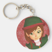 Santa's Little Elf Keychain