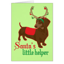 Santa's little Helper Card