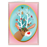 Santa's Reindeer Card