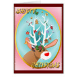 Santa's Reindeer_Merry Christmas Card