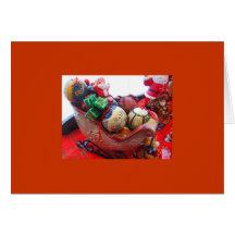 Santa's sleigh card