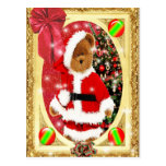 Santas Teddy Bear Postcard