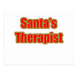 Santa's Therapist Postcard