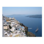 Santorini Greece Postcard
