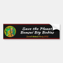 SAP - Bonsai Big Bodies Bumper Sticker