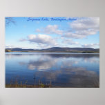 Saponac Lake Burlington, Maine  scenic Postersized