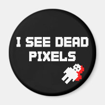 Sarah Marshall Dead Pixels Refrigerator Magnet
