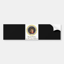 Sarah Palin for President 2012 Bumper Sticker