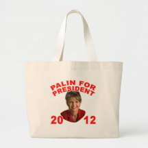 Sarah Palin for President 2012 Tote Bags