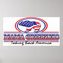Sarah Palin Mama Grizzlies Print