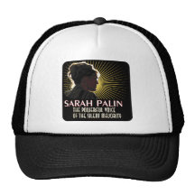 Sarah Palin Powerful Voice Trucker Hat