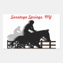 Saratoga Springs Rectangle Sticker