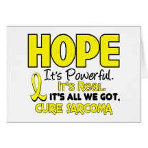 Sarcoma HOPE 1 Greeting Cards