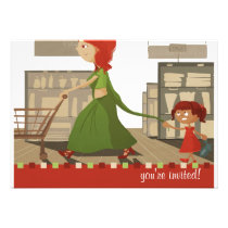 Sari Mom Invite invitations