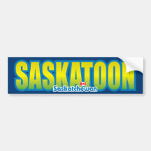 Saskatoon Bumper Bumper Stickers