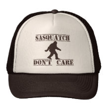 Sasquatch Don't Care Hat (brown)