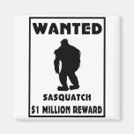 Sasquatch Wanted Poster Fridge Magnets