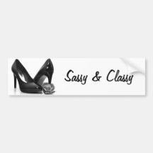 Sassy & Classy Bumper Sticker