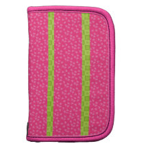 Sassy Pink & Lime Green Mini Folio Folio Planner