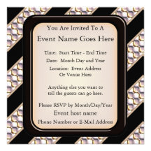 Satin Sequins Invite