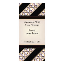 Satin Sequins Rack Card Design