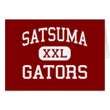 Satsuma - Gators - High School - Satsuma Alabama Greeting Cards
