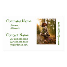 Satyr in Forest Business Cards