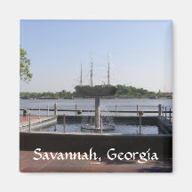 Savannah, Georgia Refrigerator Magnet