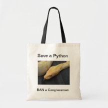 Save a Python Tote Bag